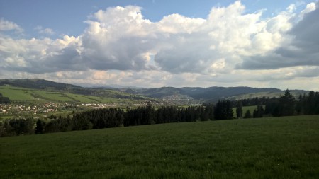 Máj 2016 pohľad na Čadcu